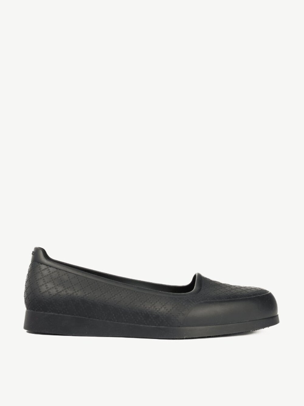 Gucci Black Cover Diamante Pattern Rubber Overshoes